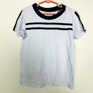 Chaser NWT Kids Boys Crew Neck Stripes Short Sleeves Casual T-Shirt White Size 6